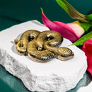 Gold Sheen Black Obsidian Snake Serpent Totem / Spirit Animal 🐍 CI593