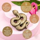 Gold Sheen Black Obsidian Snake Serpent Totem / Spirit Animal 🐍 CI593