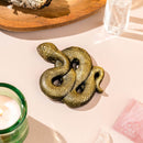 Gold Sheen Black Obsidian Snake Serpent Totem / Spirit Animal 🐍 CI593