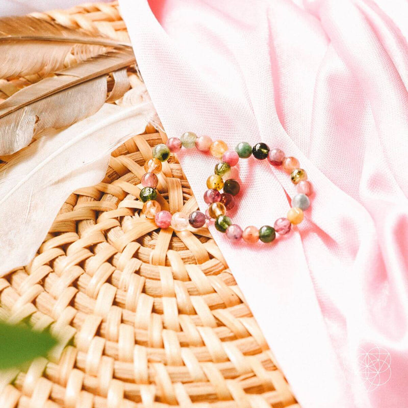 Rainbow Tourmaline Worry-Free Ring Set of 2 CI175X 🦜
