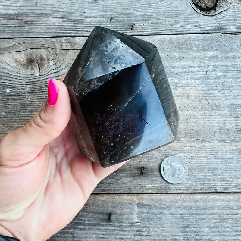 Smoky Quartz Crystal Extra Large Tower 🐦‍⬛ MG1