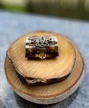 Triquetra Handmade Bone Box with Brass Fittings FB1930