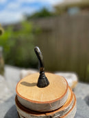 Black Obsidian and Golden Sheen Obsidian Witch Broom FB2737