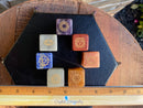 Stone Cubes with Engraved Chakra Symbols FB3113
