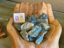Blue Onyx from Brazil, Excellent Quality, Natural rough pieces FB2919