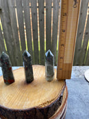Chicken Blood Stone Polished Standing Points (Towers) FB2563