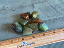 Tumbled Chrysoprase for homesickness, inspiration, shielding; FB1653