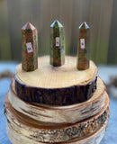 Unakite Polished Standing Generator Point (Tower) FB2889