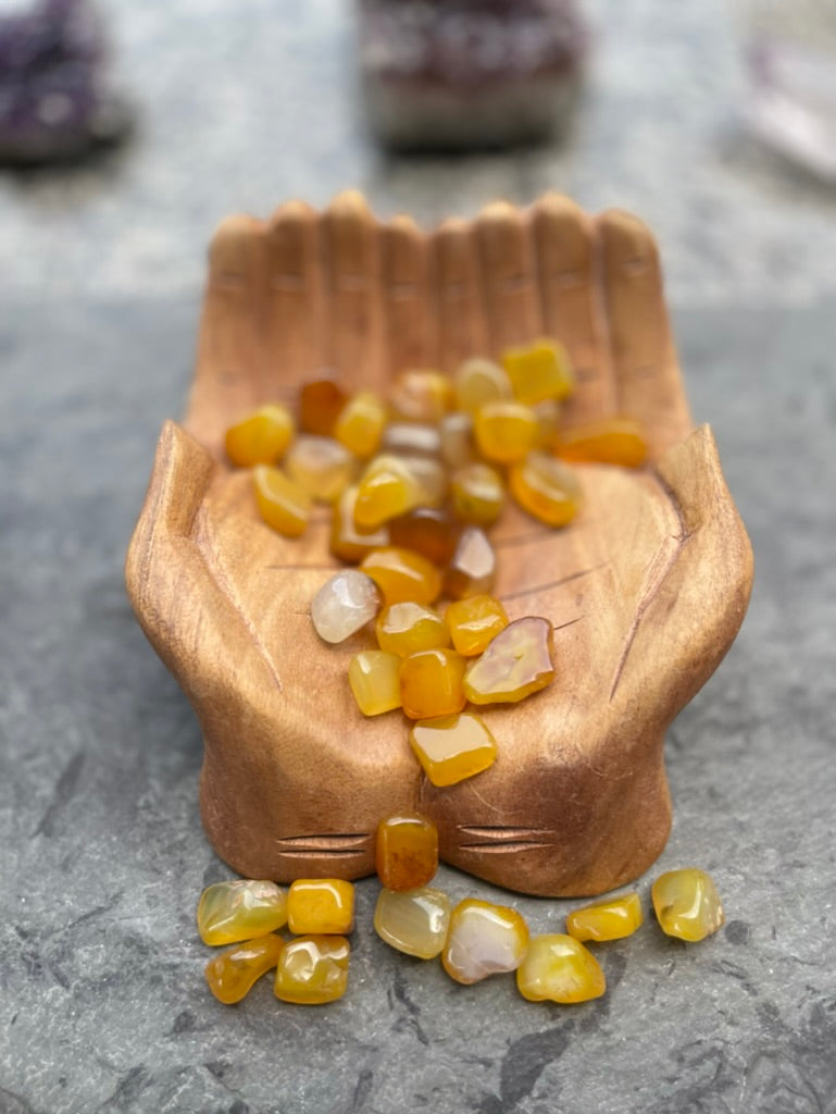Tumbled Yellow Agate - Joy, Prosperity, & Abundance