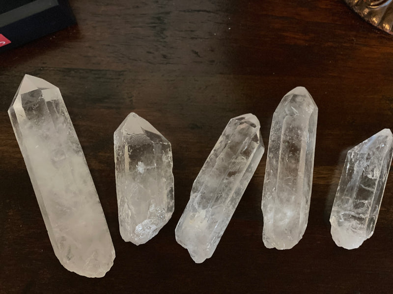 Clear Quartz Large Natural Terminated Points, for amplifying energy FB1435