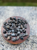 Black Tourmaline Rough Nuggets for grounding and transmuting negative energy FB2322