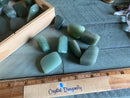 Tumbled Green Aventurine, Dark and Creamy Light - Heart Chakra, Love & Decisiveness, Extra Large and Jumbo sizes