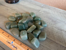 Tumbled Green Aventurine, Dark and Creamy Light - Heart Chakra, Love & Decisiveness, Extra Large and Jumbo sizes