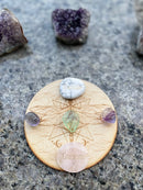 GRATITUDE Wordstone Totem / Spirit Stone Engraved on Assorted Gemstones