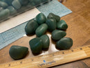 Tumbled Green Aventurine, Dark and Creamy Light - Heart Chakra, Love & Decisiveness, Extra Large and Jumbo sizes