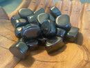 Tumbled Flat Free Form Hematite - Reduces Stress, Shielding & Decreases Negativity