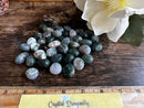 Tumbled Moss Agate, A Quality - Heals "inner child", Prosperity, Healing & Abundance