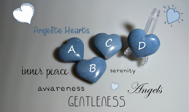 Large Angelite 💙Hearts💙 from Peru FB1403