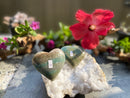 Aventurine Heart, Multi Colored from Brazil, A quality, FB2483 💚