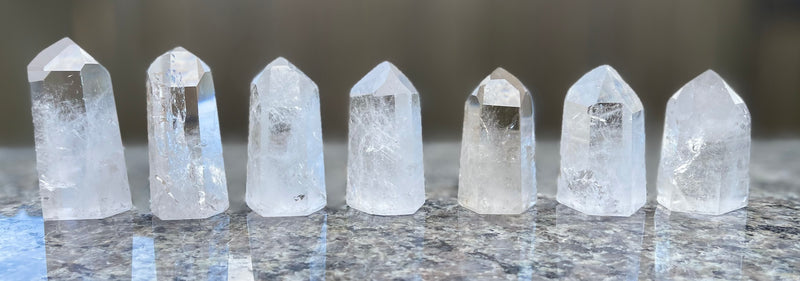 Clear Quartz Polished 🌵 High Grade 🌵 Standing Points (towers) for amplifying energy FB3218