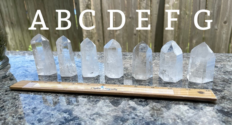 Clear Quartz Polished 🌵 High Grade 🌵 Standing Points (towers) for amplifying energy FB3218