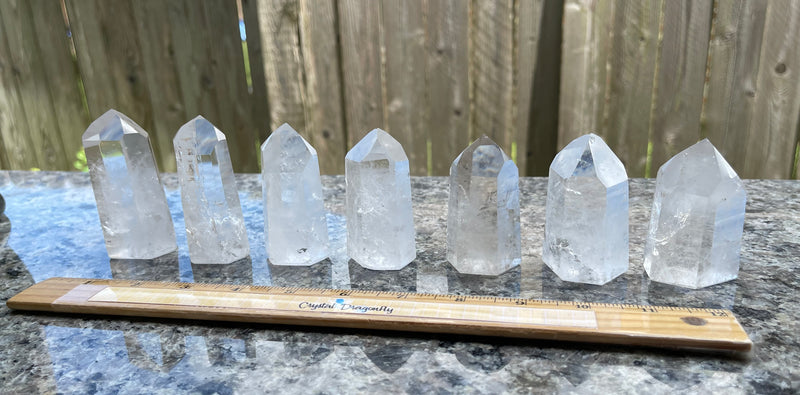 Clear Quartz Polished 🌵 High Grade 🌵 Standing Points (towers) for amplifying energy FB3218