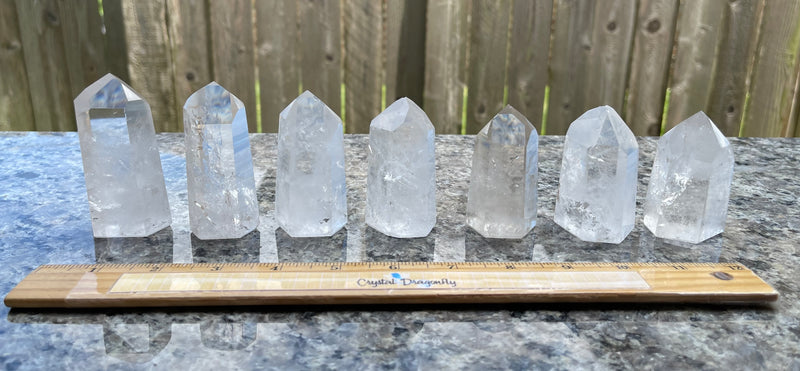 Clear Quartz Polished 🌵 High Grade 🌵 Standing Points (towers) for amplifying energy FB3218