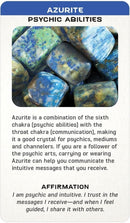 Crystal Message Cards Boxed Collection with Tumbled Stone in Velvet Pouch FB3215