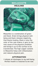 Crystal Message Cards Boxed Collection with Tumbled Stone in Velvet Pouch FB3215