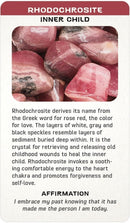 Crystal Message Cards Boxed Collection with Tumbled Stone in Velvet Pouch FB3215