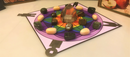 Chakra Crystal Grid Board, Mat, Base FB1259
