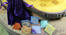 Chakra Pyramids with Engraved Symbols and Velvet Pouch FB1796