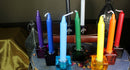 Mini Ritual / Altar / Chime Candles with Essential Oil Blends and Dried Herbs