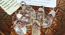 Clear Quartz and Antiqued Copper Pendants