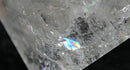 Large Clear Quartz Polished Point with Rainbows