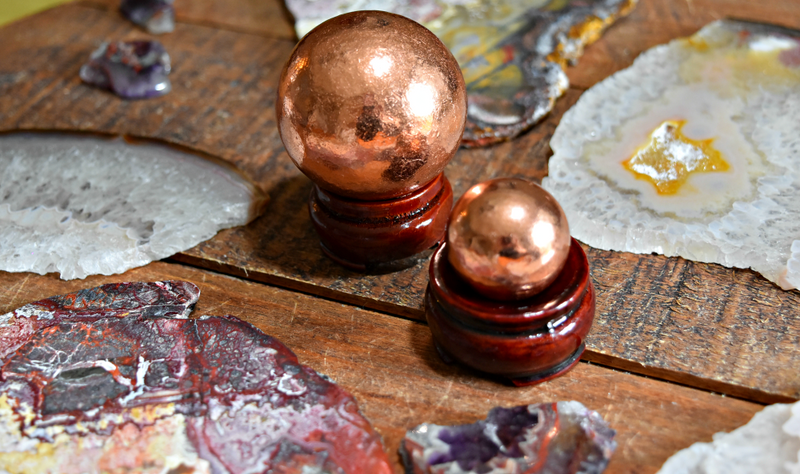 Small Copper Sphere - Known as the Healing Metal & the Lucky Metal FB3129 💛