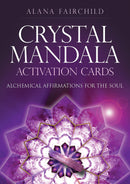 Pocket Crystal Mandala Activation Cards with Intuitively Chosen Tumbled Stone & Pouch