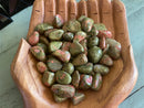 Tumbled Unakite for Calmness, Balance, Intuition, Past Life Recall & Relaxation