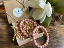Select Gemstone Power / Prayer Bead Bracelets, Gift Boxed FB2414