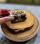 Triquetra Handmade Bone Box with Brass Fittings FB1930