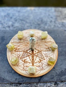 Tumbled Citrine, Natural, Cube-like shape - Stone of Success, Harmony & Cheerfulness FB1541