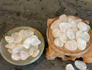 Tumbled White Calcite, perception, transition, memory, meditation