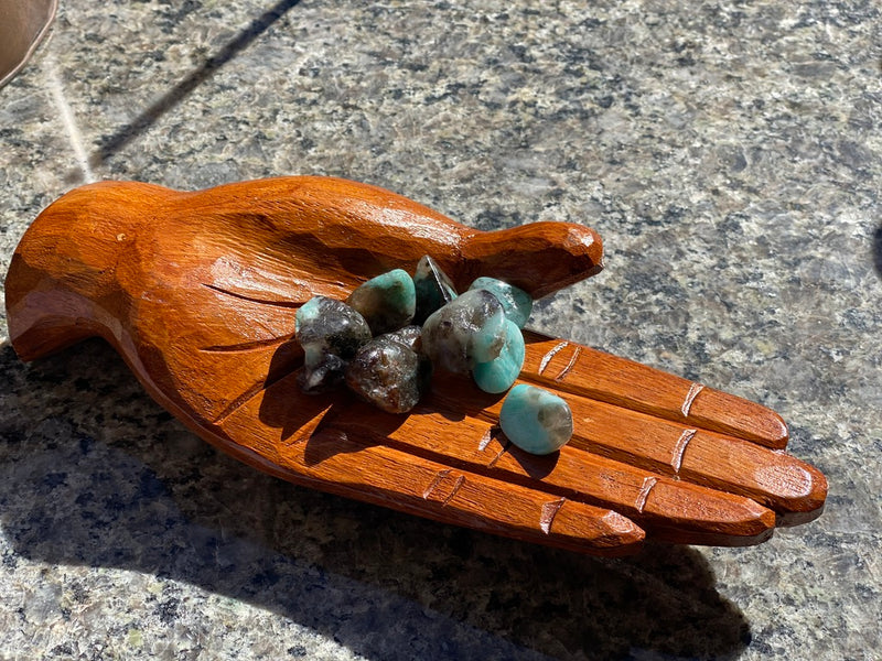 Wood polished Hand, hand-crafted in Bali FB3229 🌸