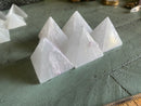 Selenite Pyramids, cleansing and clearing FB3140