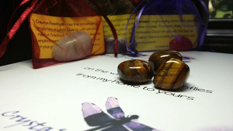 Tiger Eye Tumbled Stones