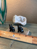 Cat Carving - Spirit / Totem Animal - Black Onyx from Peru FB3193 🐈‍⬛