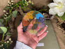 Orgone / Organite  Round Plate / Display Piece /  Base, Chakra stones; FB2473