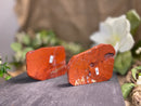 Red Jasper, or Grey Jasper Round, Slabs, nurturing, protection