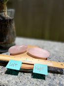 Rose Quartz Carving, Traditional Lingam Shape FB1103