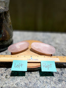 Rose Quartz Carving, Traditional Lingam Shape FB1103